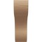 Ekena Millwork 5-inch W x 12-inch D x 16-inch H Carmel Rough Cedar Woodgrain TimberThane Knee Brace, Primed BRCUR05X12X16CARRCPR - alternate 4